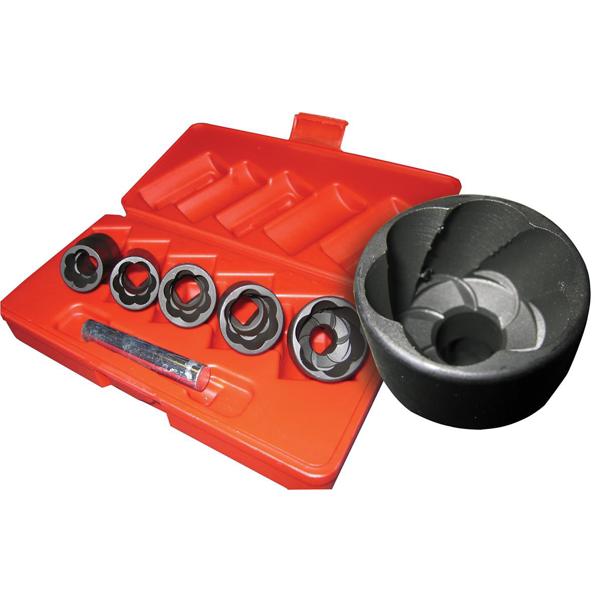 Access Tools Easy Off Twist Socket Set — Sure Twist Grip Technology, 5-Piece, Model# AETEO